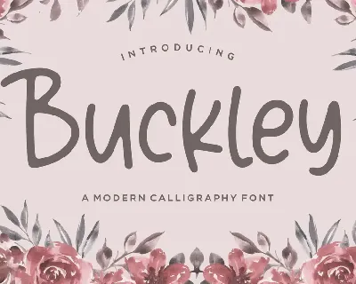 Buckley font