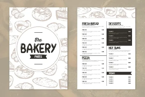 Bread Coffee Demo font