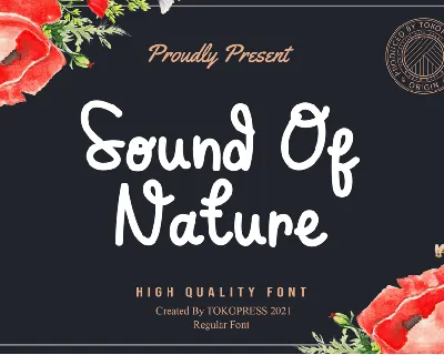 Sound Of Nature font