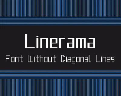 Linerama font