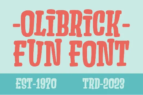 Olibrick font