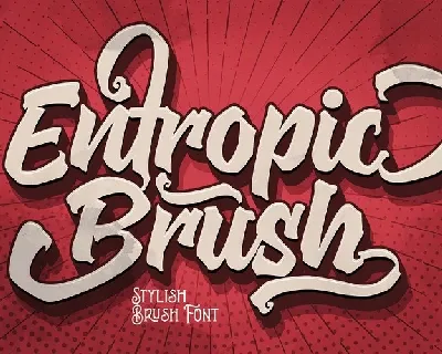Entropic Brush font