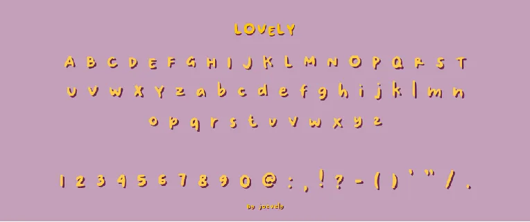Lovely Display Typeface font