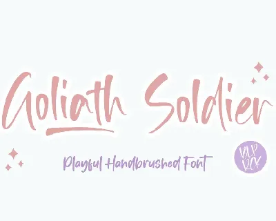 Goliath Soldier font
