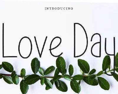 Love Day font