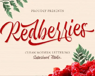 Redberries font
