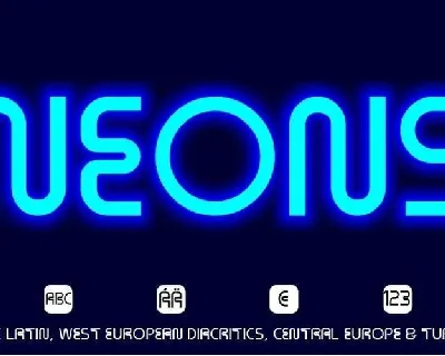 Neons font