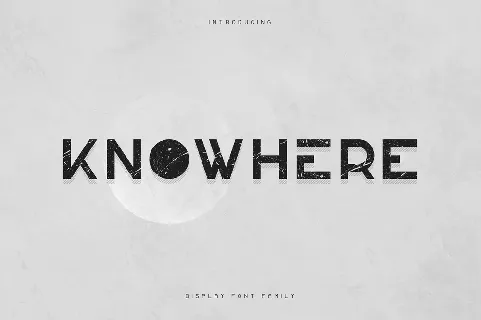 Knowhere font