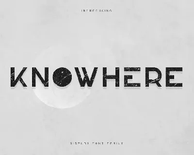 Knowhere font