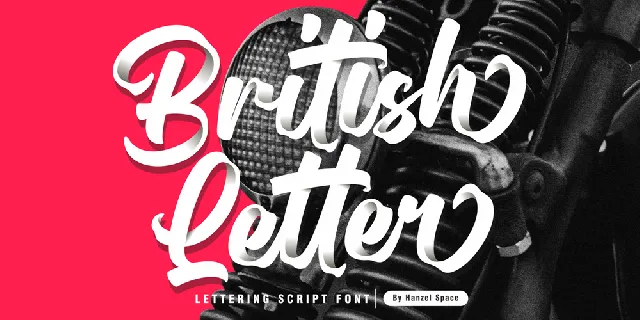 British Letter font