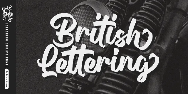 British Letter font