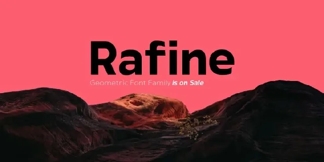Rafine Family font