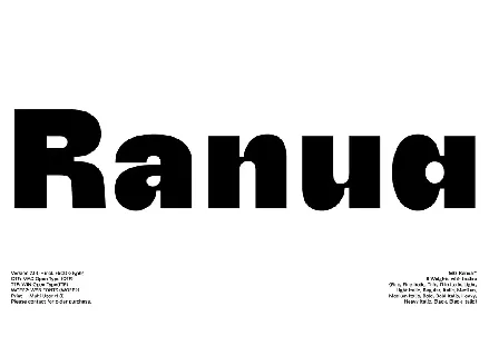 Ranua Family font