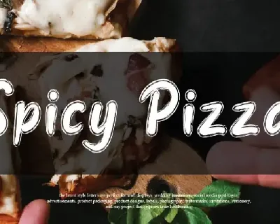 Spicy Pizza Script font