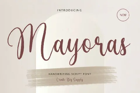 Mayoras font