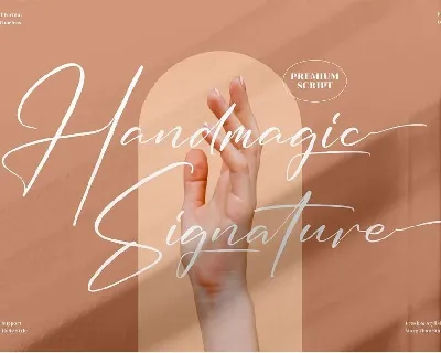 Handmagic Signature font