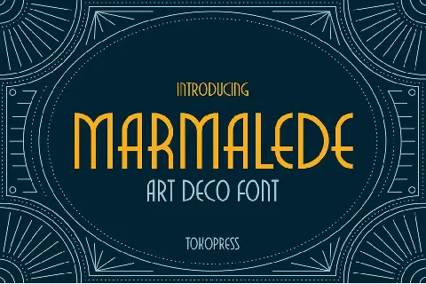 Marmalede font