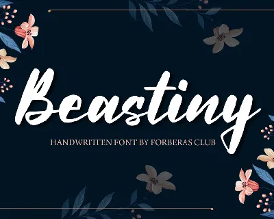 Beastiny font