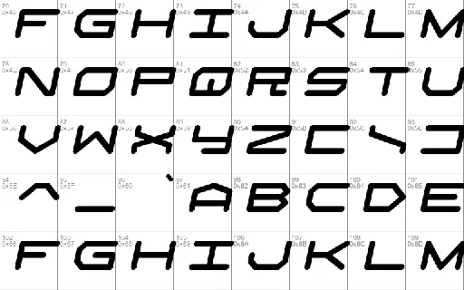 Robtronika font