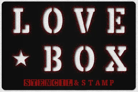 LOVE-BOX font