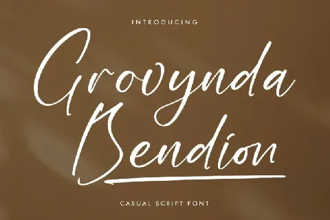 Grovynda Bendion font