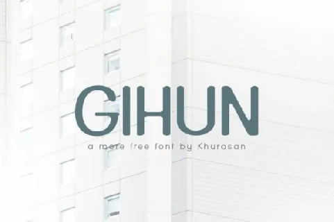 Gihun font