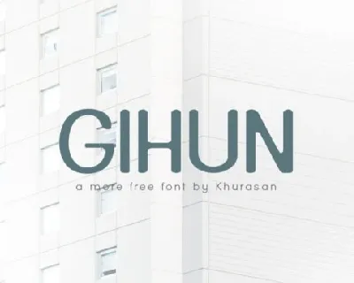 Gihun font