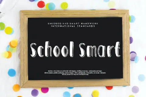 School Smart Script font
