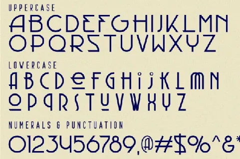 Universal Expansion font