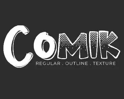 Comik Demo font
