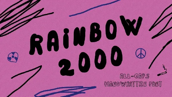 Rainbow 2000 font