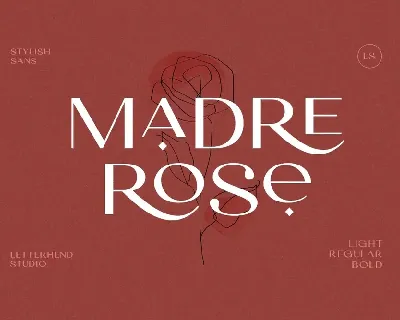 Madre Rose font