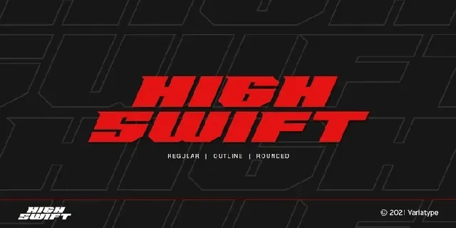 High Swift font