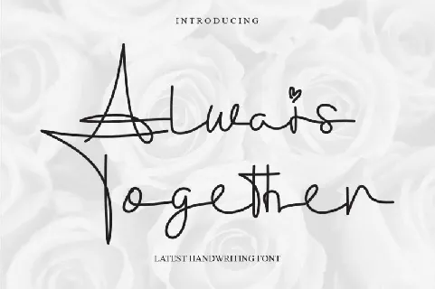 Always Together font