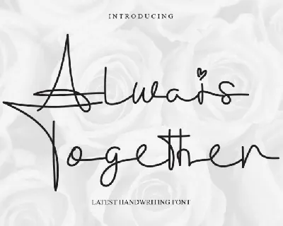 Always Together font