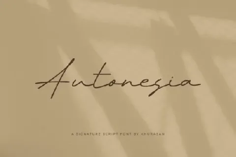 Autonesia font