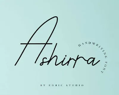 Ashirra font