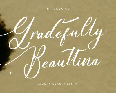 Gradefully Beauttina font