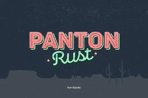 Panton Rust font