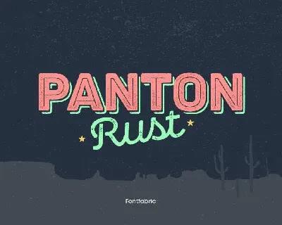 Panton Rust font