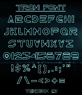 Tron Free font