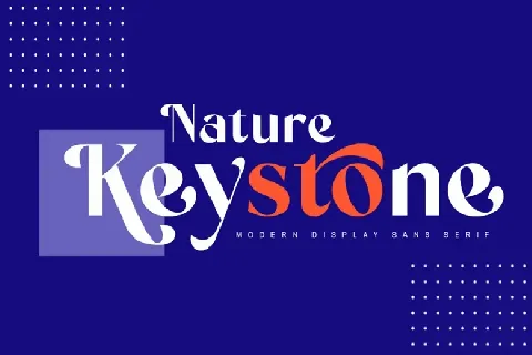 Nature Keystone Family font