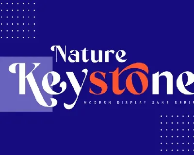 Nature Keystone Family font