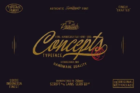 Concepts font