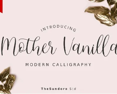 Mother Vanilla font