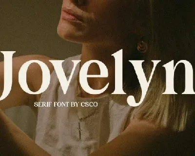 Jovelyn font