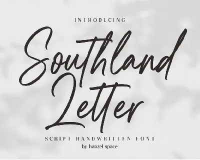 Southland Letter font