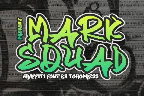 Mark Squad font