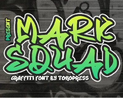 Mark Squad font