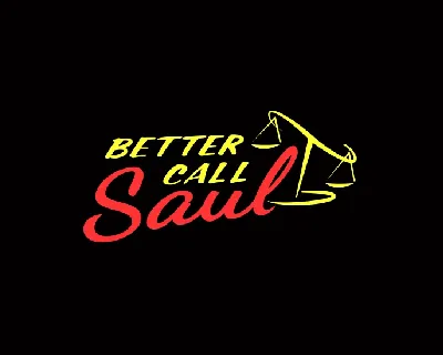 Better Call Saul font